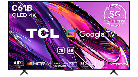 �������� "75 QLED 4K Google TV ��� TCL 75C61B