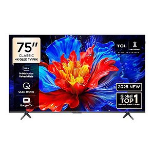 75P8K - TCL 75" QD UHD 144 Native QLED Google TV P8 75P8K - TCL 75" QD UHD 144 Native QLED Google TV P8