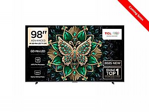 98C6K - TCL 98" Mini UHD QD-Mini Led Google TVUp to 500 Local Dimming Zones HDR 1000nit Brightness MEMC 120Hz, VRR(48-288Hz) C6|יבואן רישמי 98C6K - TCL 98" Mini UHD QD-Mini Led Google TVUp to 500 Local Dimming Zones HDR 1000nit Brightness MEMC 120Hz, VRR(48-288Hz) C6|יבואן רישמי
